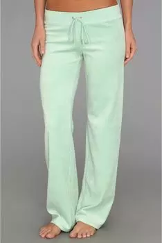Брюки Juicy Couture Velour Bling Original Leg Pant, цвет Aqua Glass