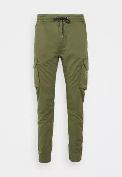 Брюки карго Alpha Industries, темно-оливковый