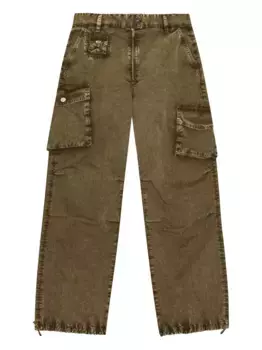 Брюки карго GANNI, зеленый