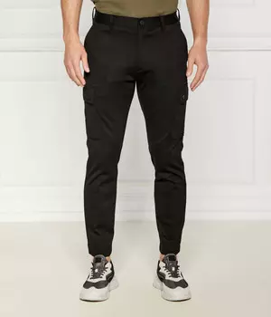 Брюки-карго Hugo Regular Fit, черный