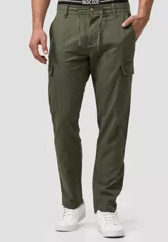 Брюки-карго INDICODE JEANS, цвет army