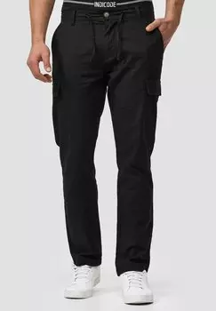Брюки-карго INDICODE JEANS, цвет black