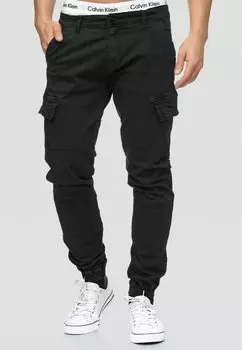Брюки-карго INDICODE JEANS, цвет black