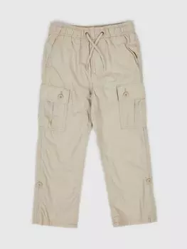 Брюки-Карго из парусины Gap, бежевый