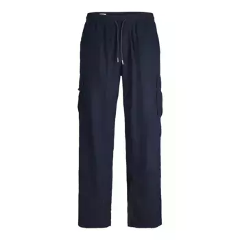 Брюки карго Jack & Jones Bill Nate Linen Blend, синий