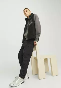 Брюки карго Jack & Jones, черный