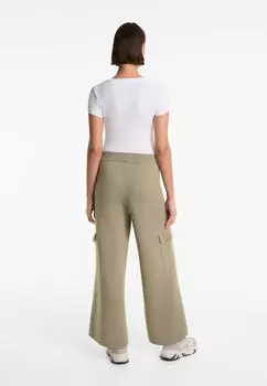 Брюки карго KNIT CARGO OYSHO, зеленый