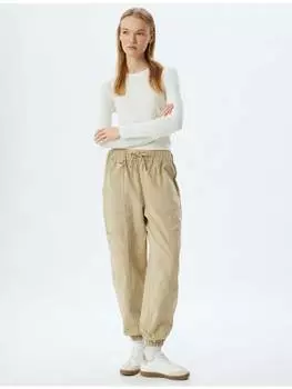Брюки-карго KOTON Hose, цвет Stein
