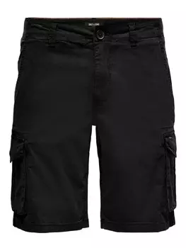 Брюки карго Only & Sons MIKE, черный