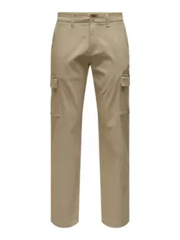 Брюки-карго ONLY & SONS "ONSEDGE-ED CARGO LOOSE PANT", цвет Chinchilla