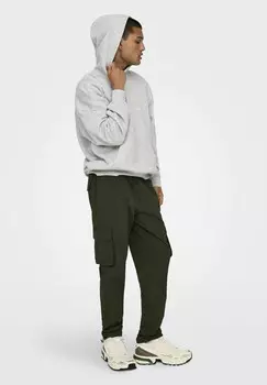 Брюки карго ONSCOMMON Only & Sons, оливковый