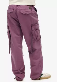 Брюки карго PARA Superdry, фиолетовый
