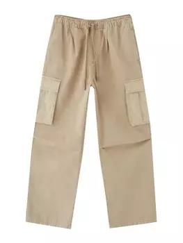 Брюки карго Pull&Bear, бежевый