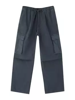 Брюки карго Pull&Bear, сапфировый