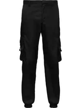 Брюки карго Re-Nylon Prada, черный