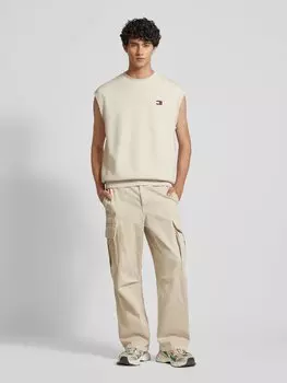 Брюки карго с этикеткой, модель «AIDEN» Tommy Jeans, бежевый