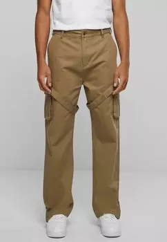 Брюки карго Small Signature Washed Karl Kani, цвет olive