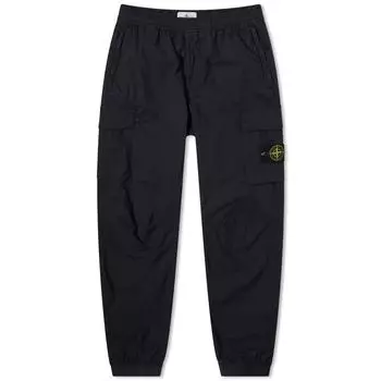 Брюки карго Stone Island Parachute Cotton Cargos, темно-синий