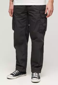 Брюки-карго Superdry, черный