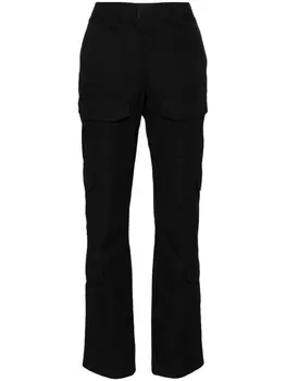 Брюки карго в клетку Givenchy, черный