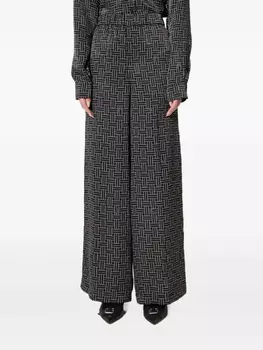 Брюки Kenzo с геометрическим узором, черный