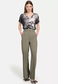 Брюки LANG ELEGANTE MIT WEITEM BEIN WIDE LEG Taifun, серо-коричневый