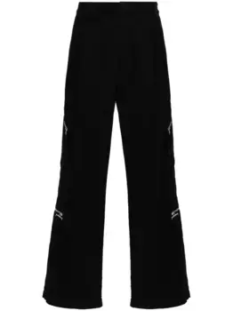 Брюки Le Cargo Marrone прямого кроя JACQUEMUS, черный