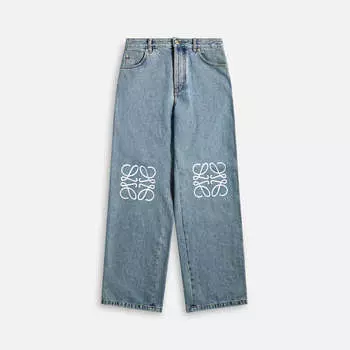 Брюки Loewe Anagram Baggy Jeans, синий