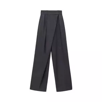Брюки Loewe Wrap Trousers Anthracite Melange, серый