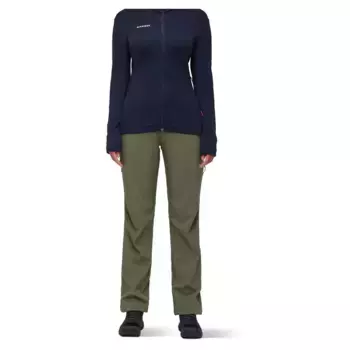 Брюки Mammut Runbold Winter Softshell, зеленый