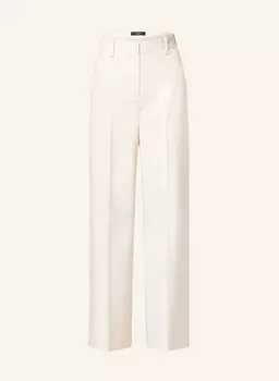 Брюки Марлен цвета вердена Weekend Max Mara, бежевый