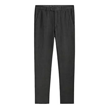 Брюки Massimo Dutti Faded Linen, хаки
