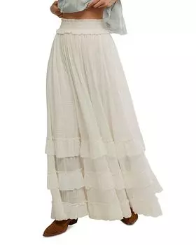 Брюки-макси "Brynn" Free People, белый