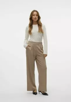 Брюки MAYSUN Vero Moda, бежевый