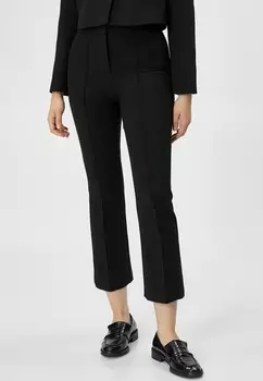 Брюки MEDIUM RISE ZIPPER DETAIL STRAIGHT LEG Koton, черный