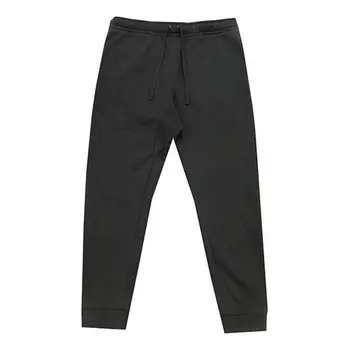 Брюки men's alphabet fleece lined stay warm knit sports pants/trousers/joggers black Nike, черный