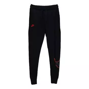 Брюки men's cny black long pants/trousers Nike, черный