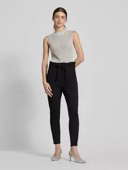 Брюки-мешки с ремнем Vero Moda, черный