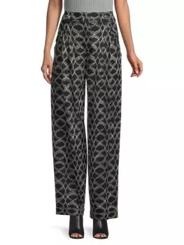 Брюки Missoni с абстрактным принтом, черный/белый