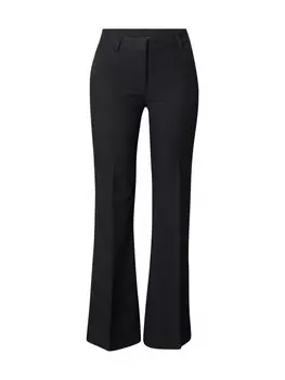 Брюки Monki Flared Pleated Pants, черный