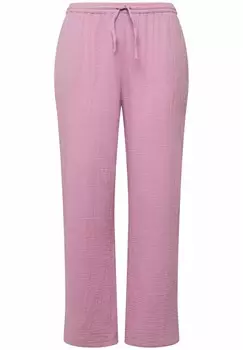 Брюки MUSLIN PULL-ON Ulla Popken, цвет Light Violet