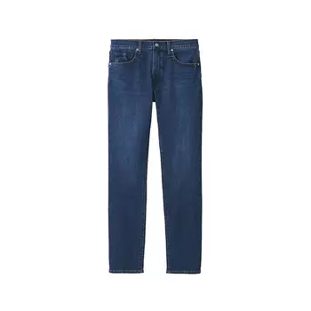 Брюки мужские Muji узкого кроя, синий