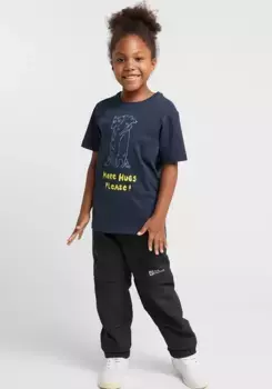 Брюки на молнии Jack Wolfskin "ACTIVE ZIP OFF PANTS K", черный