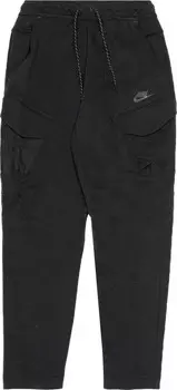 Брюки Nike Sportswear Tech Fleece Utility 'Black', черный