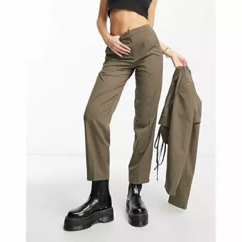 Брюки Noisy May Tailored, хаки