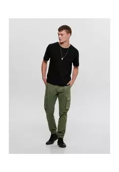 Брюки ONLY & SONS, цвет Olive Night