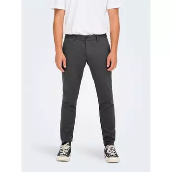 Брюки Only & Sons Mark Tap Herringbone 2911, серый