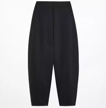 Брюки Oysho Neoprene-effect Balloon, черный