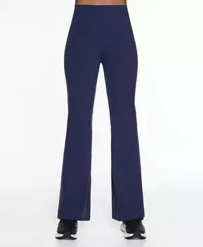 Брюки Oysho Raise Up Compressive Flare, темно-синий