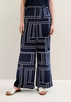 Брюки PALAZZO TOM TAILOR, синий